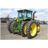 Image 6 : JD 7730 4wd tractor, cab, air, 380/90R-50 axle duals, 20 speed Autoquad, 3 remotes, changeable pto,