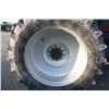 Image 10 : CIH MX270 4wd tractor, cab, air, powershift, 520/85R46 axle duals, front duals, 4 remotes, 7693 hour