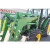 Image 13 : JD 5320 4wd tractor, cab, air, JD 541 SL loader, 16.9x30, rear wheel weights, 1001 hours, one owner