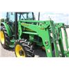 Image 14 : JD 5320 4wd tractor, cab, air, JD 541 SL loader, 16.9x30, rear wheel weights, 1001 hours, one owner