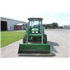 Image 3 : JD 5320 4wd tractor, cab, air, JD 541 SL loader, 16.9x30, rear wheel weights, 1001 hours, one owner