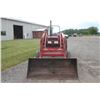 Image 3 : CIH 695 2wd tractor, rops, 2250 loader, Frey QT bucket, 16.9x30, shuttle, 2031 hours, one owner