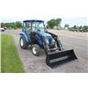 Image 4 : New Holland Boomer 55 4wd compact tractor, cab, air, New Alo C18 loader, 2 remotes, 207 hours, 2021