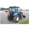 Image 6 : New Holland Boomer 55 4wd compact tractor, cab, air, New Alo C18 loader, 2 remotes, 207 hours, 2021
