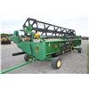 Image 6 : JD 925F 25' flex head, hydraulic fore and aft, full finger auger, stubble lights, single point hooku
