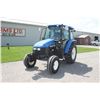 Image 2 : New Holland TL80 2wd tractor, cab, air, 24 speed power shuttle, 18.4x30, 2 remotes, 4 front weights,