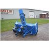 Image 2 : Agri Metal MS 2682 7' snowblower, hydraulic turn, hydraulic deflector, poly anti-scratch cutting edg