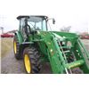 Image 15 : JD 5100M 4wd tractor, cab, air, Power Reverser, H260 loader, 18.4R30, 3 remotes, buddy seat, front f