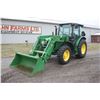 Image 2 : JD 5100M 4wd tractor, cab, air, Power Reverser, H260 loader, 18.4R30, 3 remotes, buddy seat, front f