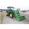 Image 4 : JD 5100M 4wd tractor, cab, air, Power Reverser, H260 loader, 18.4R30, 3 remotes, buddy seat, front f