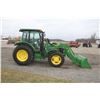 Image 5 : JD 5100M 4wd tractor, cab, air, Power Reverser, H260 loader, 18.4R30, 3 remotes, buddy seat, front f