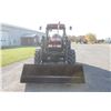 Image 3 : CIH 5240 4wd tractor, cab, air, Frey HR1120 SL high reach loader, JD 600 series QT, powershift, left
