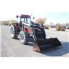 Image 4 : CIH 5240 4wd tractor, cab, air, Frey HR1120 SL high reach loader, JD 600 series QT, powershift, left