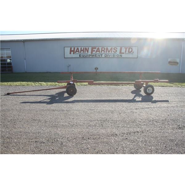 Smythe 20' header carrier wagon, used