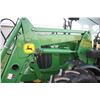 Image 15 : JD 6420 4wd tractor, cab, air, 640 SL loader, 24 speed auto quad, 2 remotes, 18.4x38, R&P axle, 4926