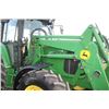 Image 16 : JD 6420 4wd tractor, cab, air, 640 SL loader, 24 speed auto quad, 2 remotes, 18.4x38, R&P axle, 4926
