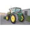Image 9 : JD 6420 4wd tractor, cab, air, 640 SL loader, 24 speed auto quad, 2 remotes, 18.4x38, R&P axle, 4926