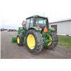 Image 8 : JD 6330 4wd tractor, cab, air, 673 SL loader, power quad, 18.4x38, 2 remotes, 8814 hours, very clean