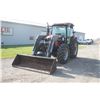 Image 2 : CIH MXU 110 4wd tractor, cab, air, Alo Q50 loader, 18.4x38, rear wheel weights, 2 remotes, 3001 hour
