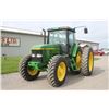 Image 2 : JD 7210 4wd tractor, cab, air, 420/80R46 axle duals, 20 speed power quad w/ creeper & left hand reve