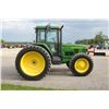 Image 5 : JD 7210 4wd tractor, cab, air, 420/80R46 axle duals, 20 speed power quad w/ creeper & left hand reve