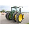 Image 6 : JD 7210 4wd tractor, cab, air, 420/80R46 axle duals, 20 speed power quad w/ creeper & left hand reve