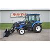 Image 1 : New Holland Boomer 55 4wd compact tractor, cab, air, New  Alo C18 loader, Hydro, 2 remotes, 360/80R2