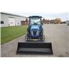Image 3 : New Holland Boomer 55 4wd compact tractor, cab, air, New  Alo C18 loader, Hydro, 2 remotes, 360/80R2