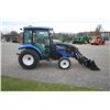 Image 5 : New Holland Boomer 55 4wd compact tractor, cab, air, New  Alo C18 loader, Hydro, 2 remotes, 360/80R2