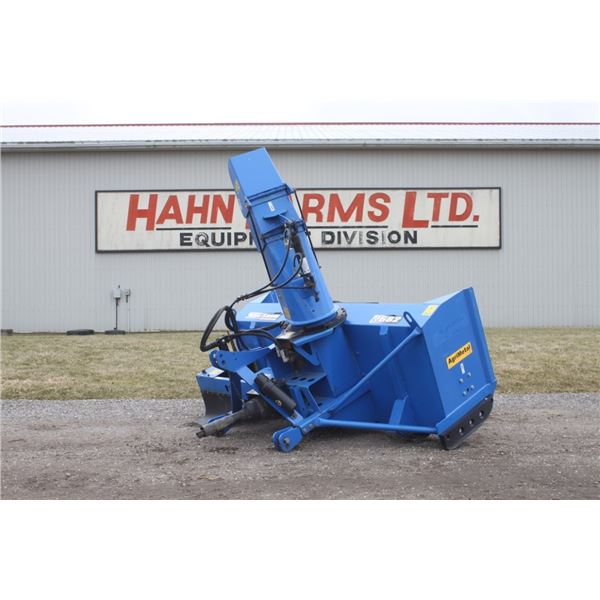 Agri Metal MS 2682 7' snowblower, hydraulic turn, hydraulic deflector, poly anti-scratch cutting edg
