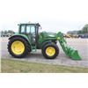 Image 5 : JD 6420 4wd tractor, cab, air, 640 SL loader, IVT, 2 remotes, 18.4x38, buddy seat, electric joy stic