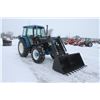 Image 4 : Ford 7740 SL 4wd tractor, cab, air, Alo 540 SL loader, 2 remotes, 18.4-34, 4404 hours