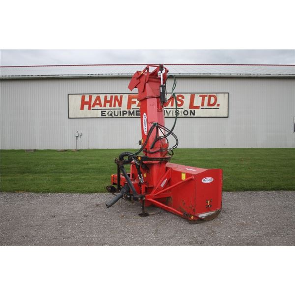 Pronovost P-860-92, 7 1/2' single auger snowblower, hydraulic telescopic industrial chute, hydraulic