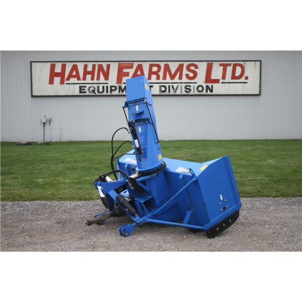 Agri Metal MS 2682 7' snowblower, hydraulic turn, hydraulic deflector, poly anti-scratch cutting edg