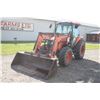 Image 2 : Kubota M7040 4wd tractor, cab, air, M25 SL loader, hydraulic shuttle, 16.9x28, 1 remote, 2990 hours