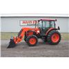 Image 1 : Kubota M6800 4wd tractor, cab, air, M21 loader, hydraulic shuttle with creeper, 16.9x30, 2 remotes,