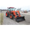 Image 4 : Kubota M6800 4wd tractor, cab, air, M21 loader, hydraulic shuttle with creeper, 16.9x30, 2 remotes,