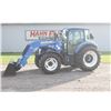 Image 1 : New Holland T4.100 4wd tractor, cab, air, 665TL loader, 12x12 shuttle, 2 remotes, 16.9x34, wheel wei