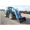 Image 4 : New Holland T4.100 4wd tractor, cab, air, 665TL loader, 12x12 shuttle, 2 remotes, 16.9x34, wheel wei