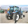 Image 6 : New Holland T4.100 4wd tractor, cab, air, 665TL loader, 12x12 shuttle, 2 remotes, 16.9x34, wheel wei
