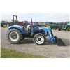 Image 5 : New Holland WorkMaster 75 4wd tractor, rops, 550LU loader, 12x12 shuttle, 16.9x30, wheel weights, 2
