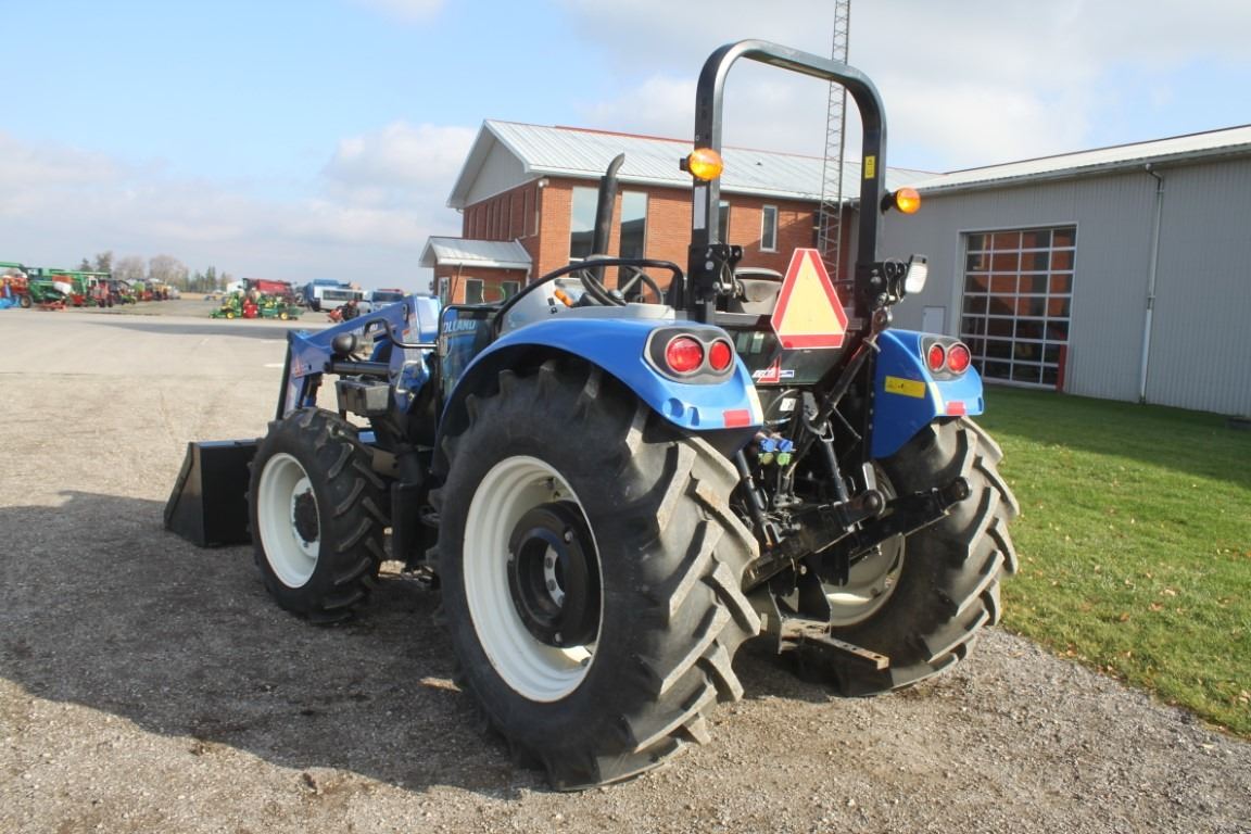 New Holland WorkMaster 75 4wd tractor, rops, 550LU loader, 12x12