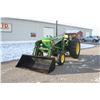 Image 2 : JD 2140 2wd tractor, 145 loader, hi/lo, 18.4x30, I remote