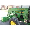 Image 12 : JD 5320 4wd tractor, cab, air, 541 loader, power reverser, 2 remotes, 16.9x24, 1350 hours, local tra