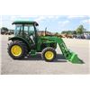 Image 5 : JD 5320 4wd tractor, cab, air, 541 loader, power reverser, 2 remotes, 16.9x24, 1350 hours, local tra