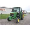 Image 2 : JD 6400 2wd tractor, cab, air, power quad, 16.9x38, R&P axle, 2 remotes, 6 front weights, 4031 hours