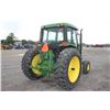 Image 6 : JD 6400 2wd tractor, cab, air, power quad, 16.9x38, R&P axle, 2 remotes, 6 front weights, 4031 hours