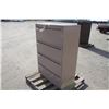 Image 2 : Unknown 4 drawer beige filing cabinet, 36"x18"x52"