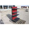 Image 5 : Unknown black and red 4 shelf display, 30"x16" base, 54" high