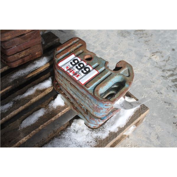 Unknown 5 tractor weights